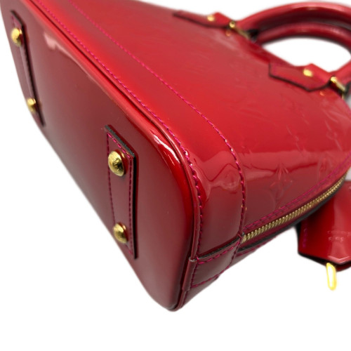 Louis Vuitton Alma BB Vernis Red