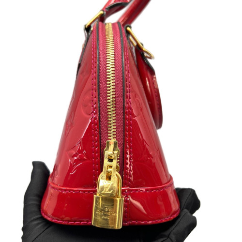 Louis Vuitton Alma BB Vernis Red