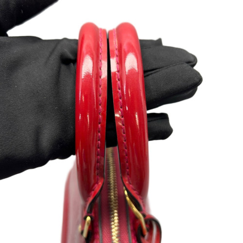 Louis Vuitton Alma BB Vernis Red