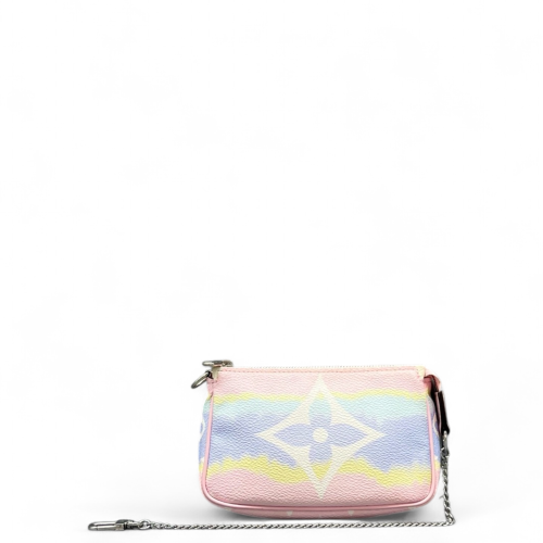 Louis Vuitton Mini Pochette Accessories Monogram Pink