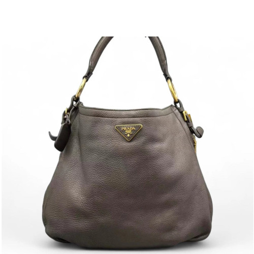 Prada Shoulder Bag Vitello Daino Grey