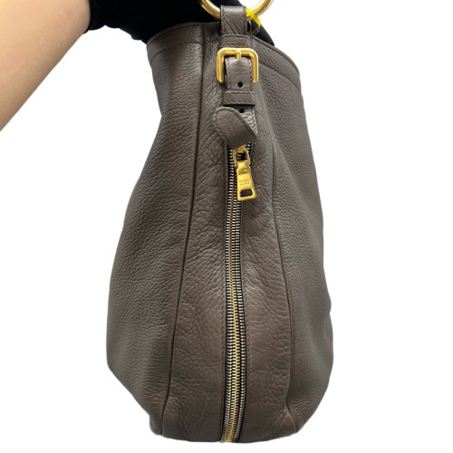 Prada Shoulder Bag Vitello Daino Grey