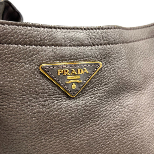 Prada Shoulder Bag Vitello Daino Grey