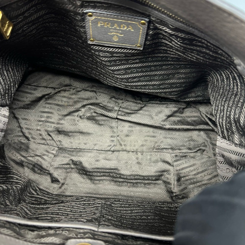 Prada Shoulder Bag Vitello Daino Grey