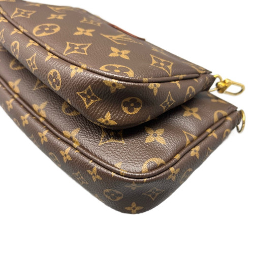 Louis Vuitton Multi Pochette Accessories Monogram Brown Pink