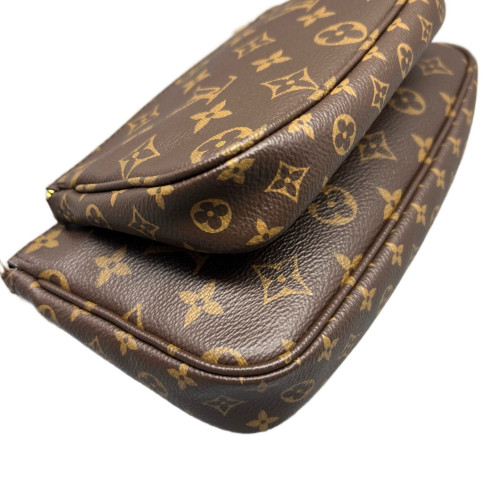 Louis Vuitton Multi Pochette Accessories Monogram Brown Pink