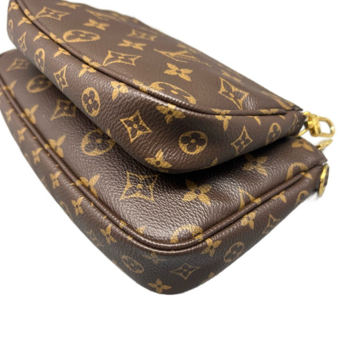 Louis Vuitton Multi Pochette Accessories Monogram Brown Pink