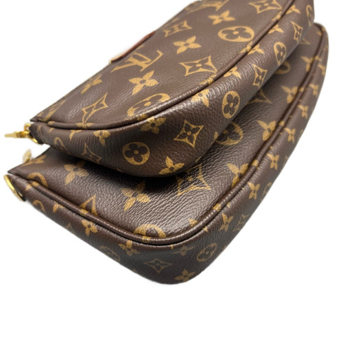 Louis Vuitton Multi Pochette Accessories Monogram Brown Pink