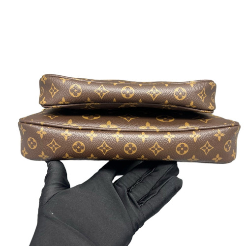 Louis Vuitton Multi Pochette Accessories Monogram Brown Pink