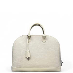 Louis Vuitton Alma GM Epi White