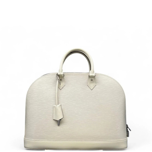 Louis Vuitton Alma GM Epi White