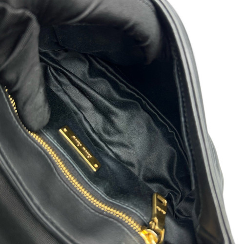 Miu Miu Shoulder Bag Calfskin Black