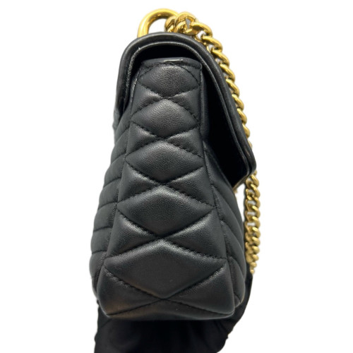 Miu Miu Shoulder Bag Calfskin Black