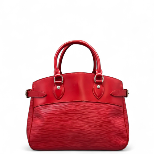 Louis Vuitton Passy Top Handle Bag PM Epi Red