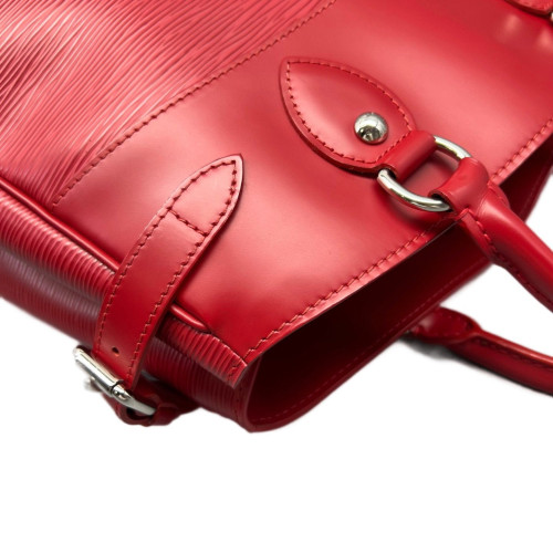 Louis Vuitton Passy Top Handle Bag PM Epi Red