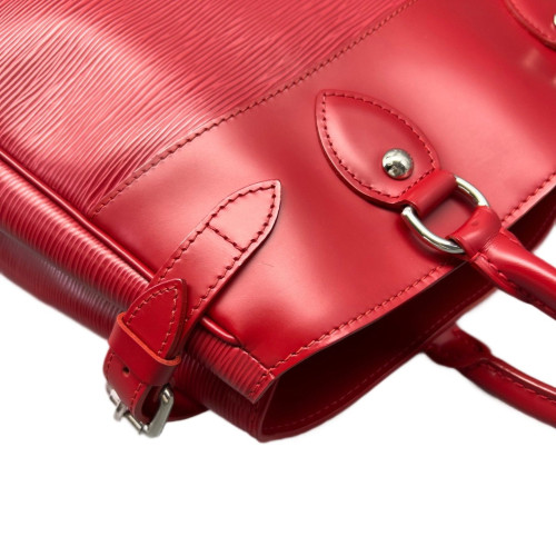 Louis Vuitton Passy Top Handle Bag PM Epi Red