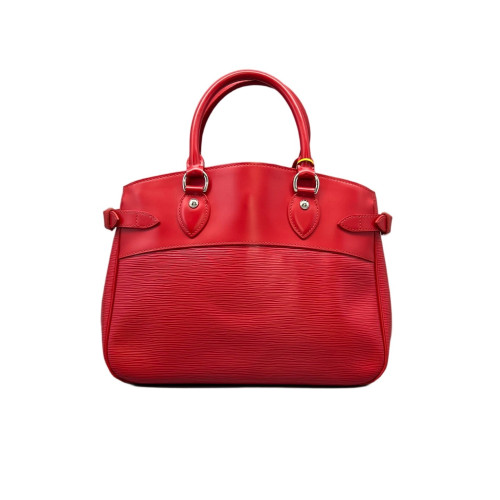 Louis Vuitton Passy Top Handle Bag PM Epi Red