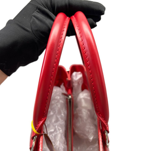 Louis Vuitton Passy Top Handle Bag PM Epi Red