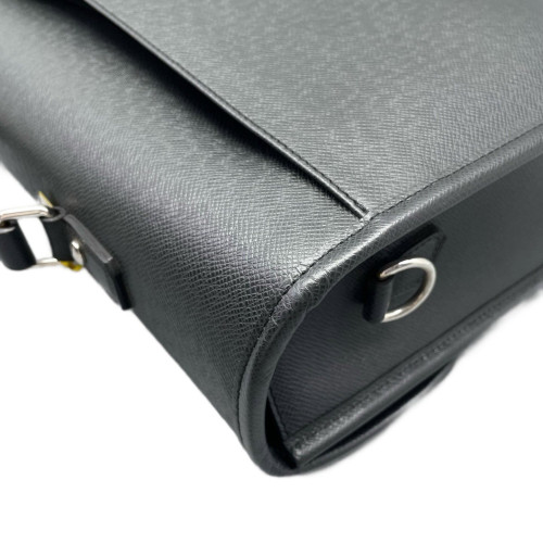 Louis Vuitton Anton Briefcase Calfskin Dark Grey