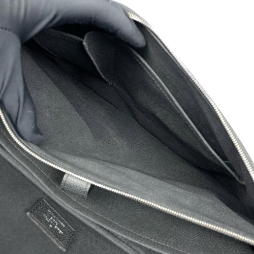 Louis Vuitton Anton Briefcase Calfskin Dark Grey