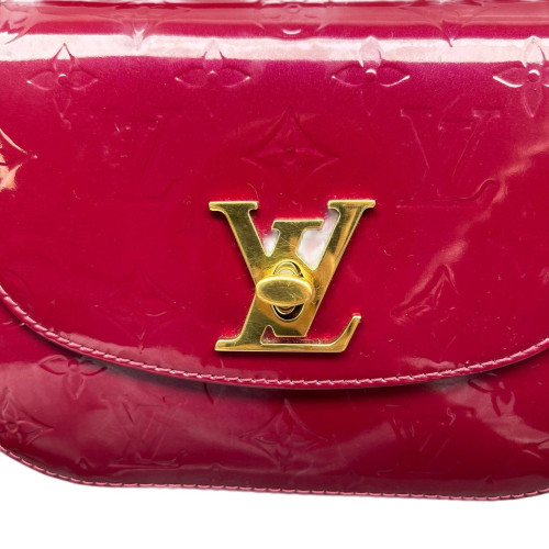 Louis Vuitton Pasadena Handbag Vernis Amarante