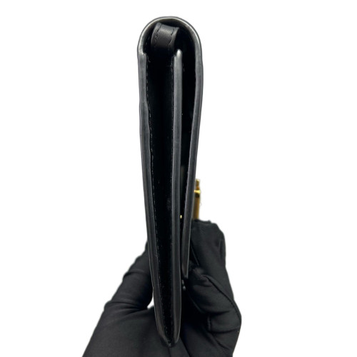 Burberry Flap Bag Smooth Calfskin Black