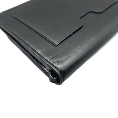 Burberry Flap Bag Smooth Calfskin Black
