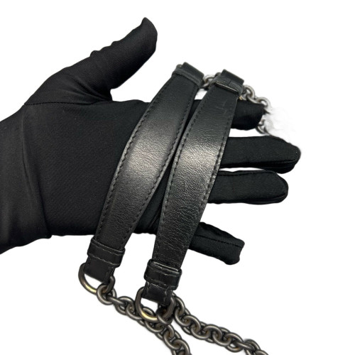 Bottega Veneta Intrecciato Medium Olimpia Shoulder Bag Lambskin Intrecciato Black