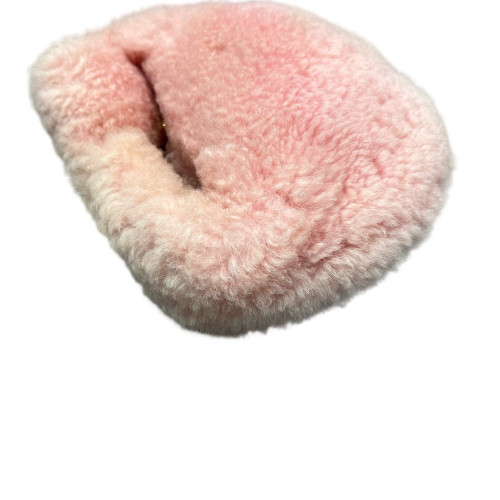 Bottega Veneta Mini Jodie Faux Fur Pink