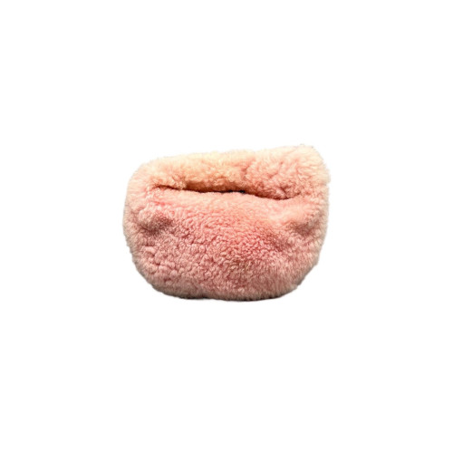 Bottega Veneta Mini Jodie Faux Fur Pink