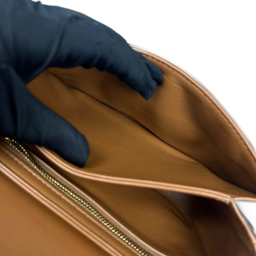 Celine Triomphe Teen Triomphe Shoulder Bag Triomphe Brown Tan Celine Triomphe Teen Triomphe Shoulder Bag Triomphe Brown Tan