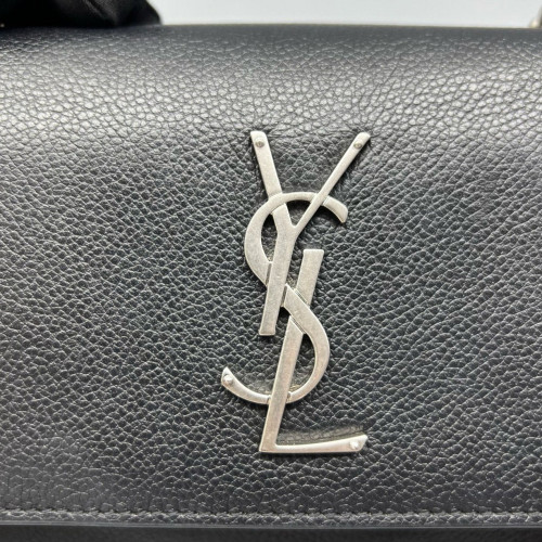 Yves Saint Laurent Small Sunset Shiny Caviar Calfskin Black