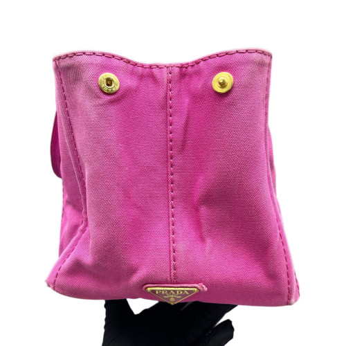 Prada Medium Canapa Tote Canvas New Rosette Prada Medium Canapa Tote Canvas New Rosette