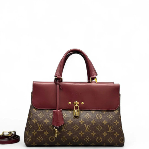 Louis Vuitton Venus Handbag Monogram Brown Burgundy
