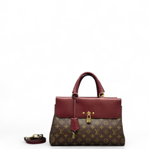 Louis Vuitton Venus Handbag Monogram Brown Burgundy
