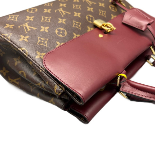 Louis Vuitton Venus Handbag Monogram Brown Burgundy