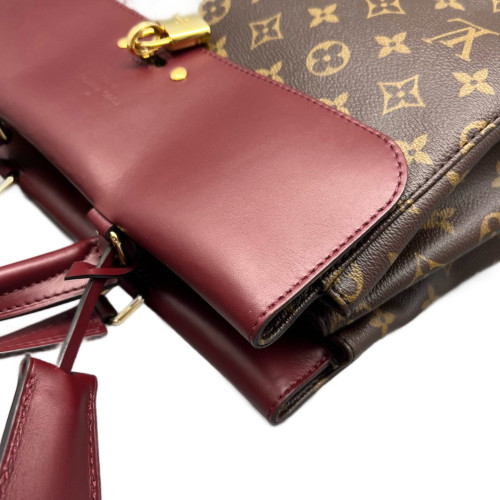 Louis Vuitton Venus Handbag Monogram Brown Burgundy