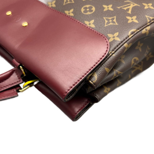 Louis Vuitton Venus Handbag Monogram Brown Burgundy