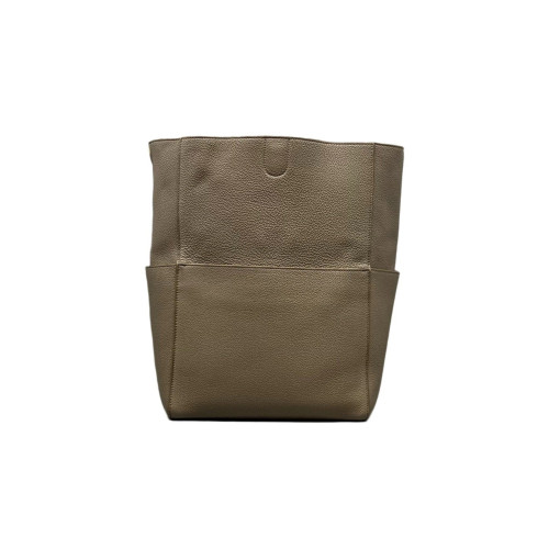 Celine Sangle Large Bucket Bag Grained Calfskin Ivory