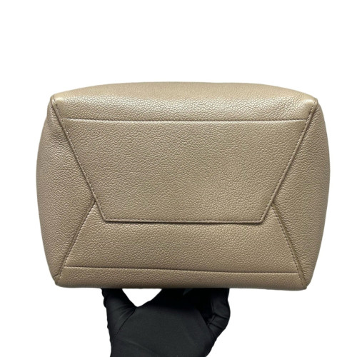 Celine Sangle Large Bucket Bag Grained Calfskin Ivory