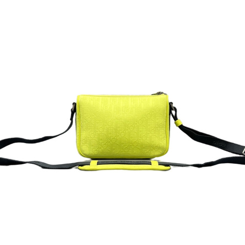 Dior Shoulder Bag Canvas Light Green Black