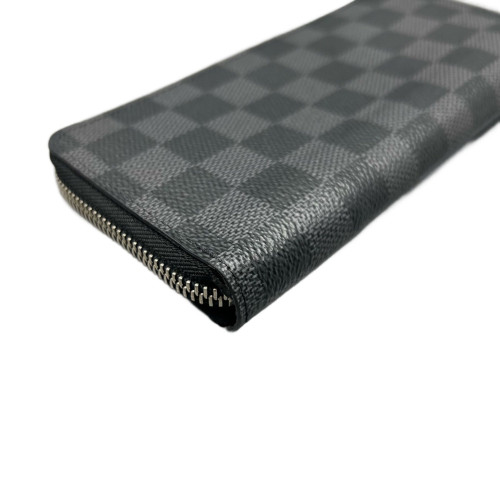 Louis Vuitton Zippy Wallet Vertical Damier Graphite Black