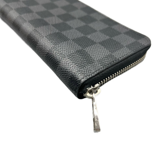 Louis Vuitton Zippy Wallet Vertical Damier Graphite Black