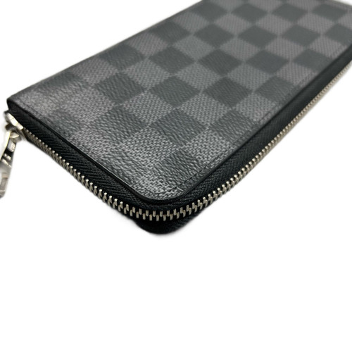 Louis Vuitton Zippy Wallet Vertical Damier Graphite Black
