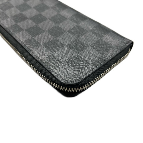 Louis Vuitton Zippy Wallet Vertical Damier Graphite Black