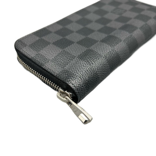 Louis Vuitton Zippy Wallet Vertical Damier Graphite Black