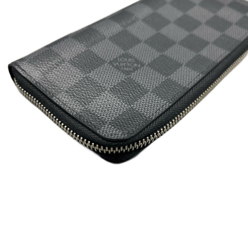 Louis Vuitton Zippy Wallet Vertical Damier Graphite Black