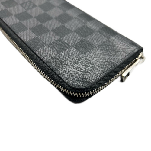 Louis Vuitton Zippy Wallet Vertical Damier Graphite Black