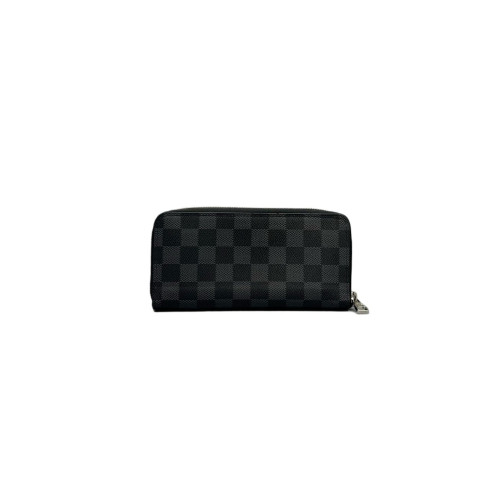 Louis Vuitton Zippy Wallet Vertical Damier Graphite Black
