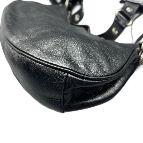 Balenciaga Le Cagole Xs Arena Lambskin Black